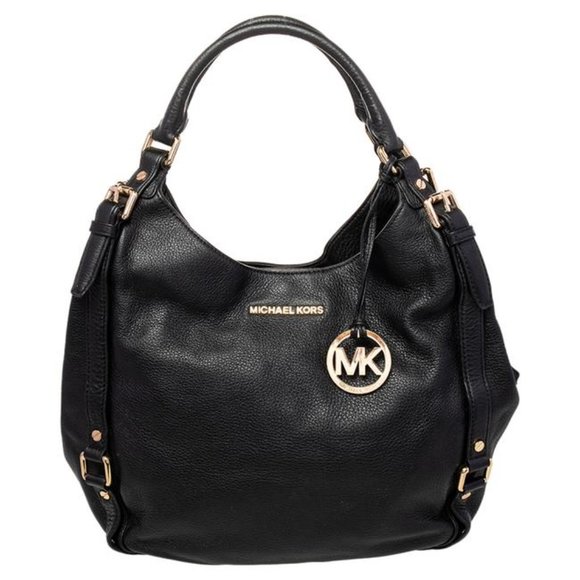Michael Kors Handbags - Michael Kors Black Bedford Leather Hobo Bag